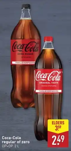 ALDI Coca-Cola Regular of Zero aanbieding
