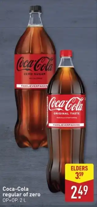 ALDI Coca-Cola Regular of Zero aanbieding
