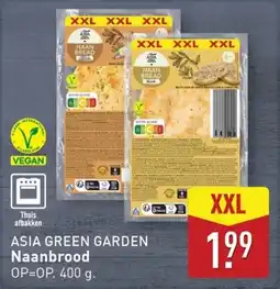 ALDI Asia Green Garden Naanbrood aanbieding