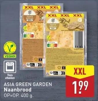 ALDI Asia Green Garden Naanbrood aanbieding