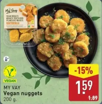 ALDI My Vay Vegan nuggets aanbieding