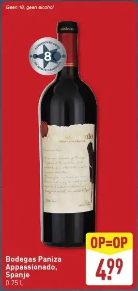 ALDI Bodegas Paniza Appassionado, Spanje aanbieding