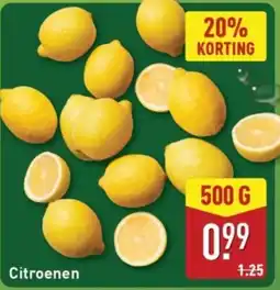 ALDI Citroenen aanbieding