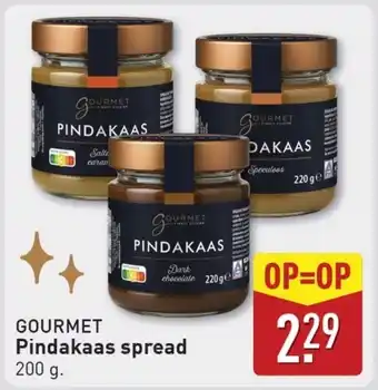 ALDI Gourmet Pindakaas spread aanbieding