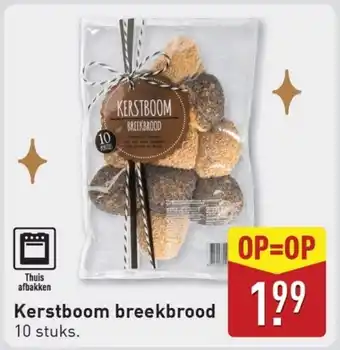ALDI Kerstboom breekbrood aanbieding