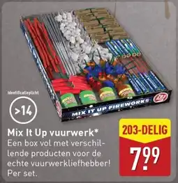 ALDI Mix It Up vuurwerk aanbieding