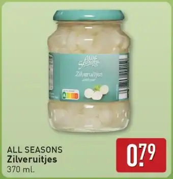 ALDI All Seasons Zilveruitjes aanbieding