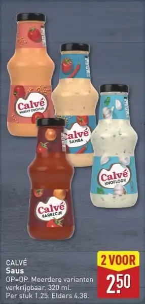 ALDI Calvé Saus aanbieding