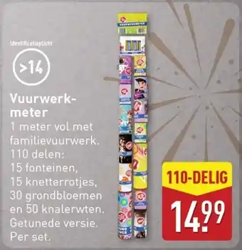 ALDI Vuurwerkmeter aanbieding