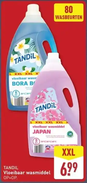 ALDI Tandil Vloeibaar wasmiddel aanbieding