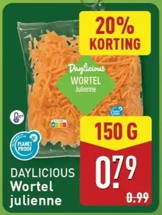 ALDI Daylicious Wortel julienne aanbieding