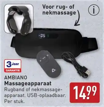 ALDI Ambiano Massageapparaat aanbieding