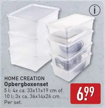 ALDI Home creation Opbergboxenset aanbieding