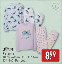 ALDI STRICH Pyjama aanbieding