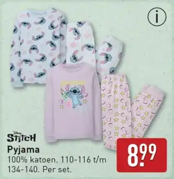 ALDI STRICH Pyjama aanbieding