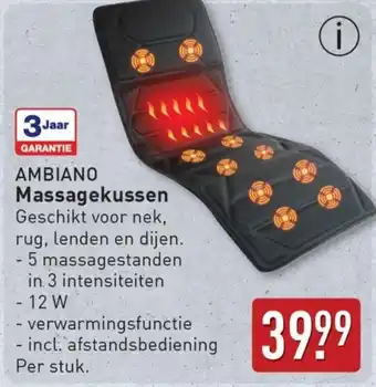 ALDI Ambiano Massagekussen aanbieding