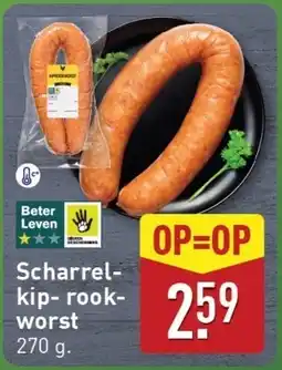 ALDI Scharrel-kip-rookworst aanbieding