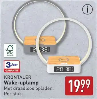 ALDI Krontaler Wake-uplamp aanbieding