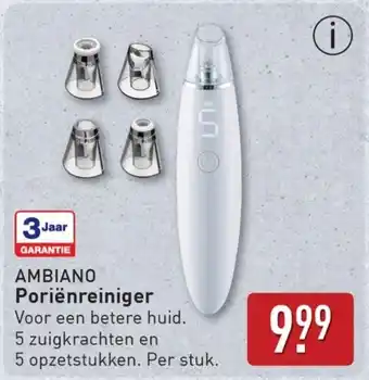 ALDI Ambiano Poriënreiniger aanbieding