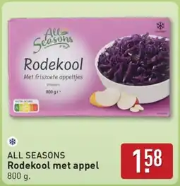 ALDI All Seasons Rodekool met appel aanbieding