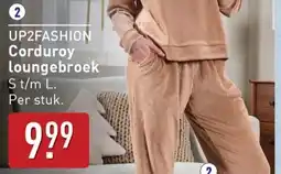 ALDI UP2FASHION Corduroy loungebroek aanbieding