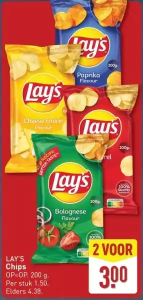 ALDI Lay's Chips aanbieding