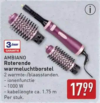 ALDI AMBIANO Roterende warmeluchtborstel aanbieding