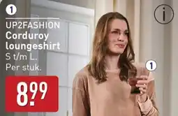 ALDI UP2FASHION Corduroy loungeshirt aanbieding
