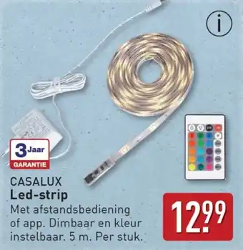 ALDI Casalux Led strip aanbieding