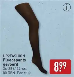ALDI UP2FASHION Fleecepanty gevoerd aanbieding