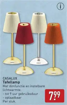 ALDI Casalux Tafellamp aanbieding