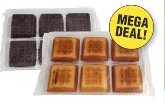 Budget Food Brioche Wafels Naturel of Choco aanbieding