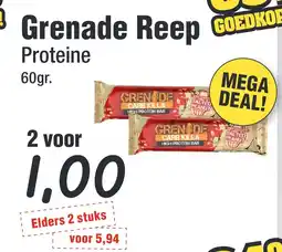 Budget Food Grenade Reep Proteine aanbieding