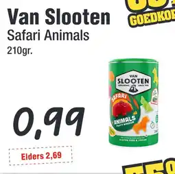 Budget Food Van Slooter Safari Animals aanbieding