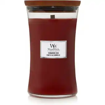 Plein.nl 2e halve prijs: WoodWick Geurkaars Large Cinnamon aanbieding