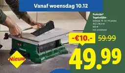 Lidl Parkside Tegelsnijder aanbieding