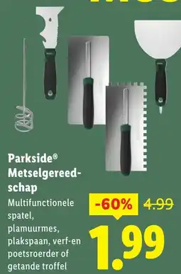 Lidl Parkside Metselgereedschap aanbieding