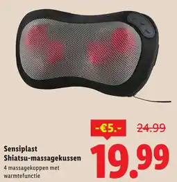 Lidl Sensiplast Shiatsu Massagekussen aanbieding