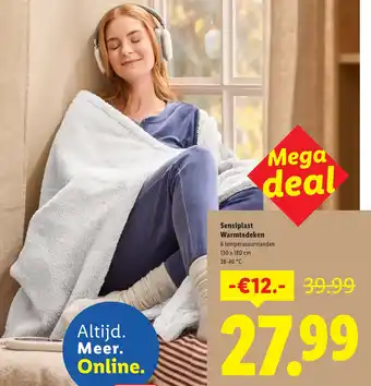 Lidl Sensiplast Warmtedeken aanbieding