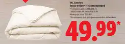 Lidl TXL Comfort Texels wollen 4-seizoenendekbed aanbieding