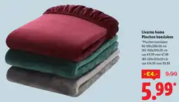 Lidl Livarno home Pluchen hoeslaken aanbieding