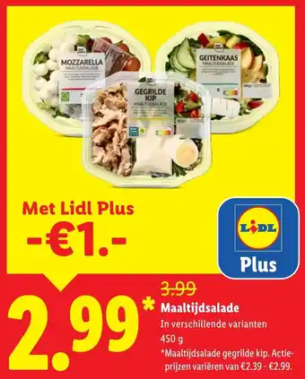 Lidl Maaltijdsalade aanbieding