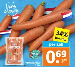 Albert Heijn AH Winterpeen aanbieding