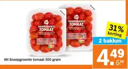 Albert Heijn AH Snoepgroente tomaat aanbieding