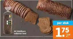 Albert Heijn AH Waldkorn volkoren heel aanbieding