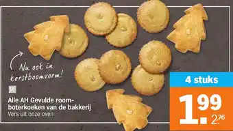 Albert Heijn Alle AH Gevulde room- boterkoeken van de bakkerij aanbieding