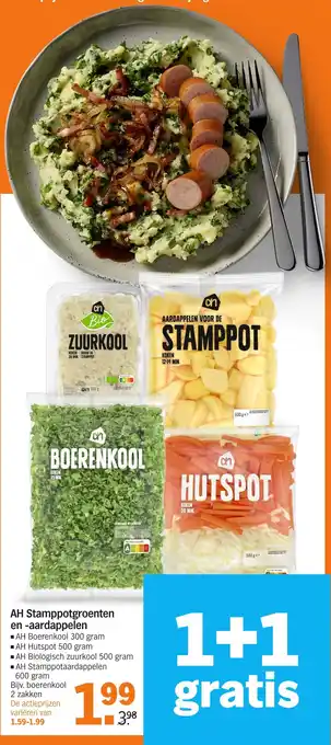 Albert Heijn AH Stamppotgroenten en Aardappelen aanbieding