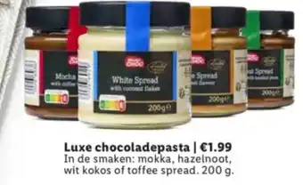 Lidl Luxe chocoladepasta aanbieding