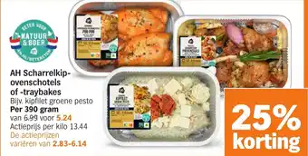 Albert Heijn AH Scharrelkip Ovenschotels of Traybakes aanbieding