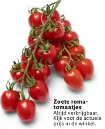 Lidl Zoete roma tomaatjes aanbieding